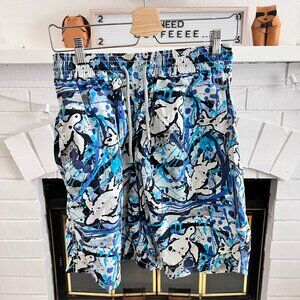 VILEBREQUIN Moorea Paint-Splatter Print Swim Trunks - Medium Men